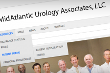 MidAtlantic Urology Associates, LLC Website - Slider